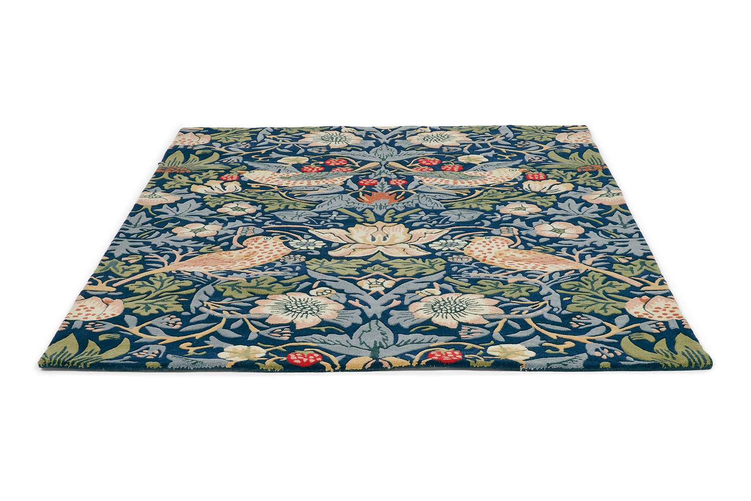 Morris & Co Strawberry Thief Indigo 027708