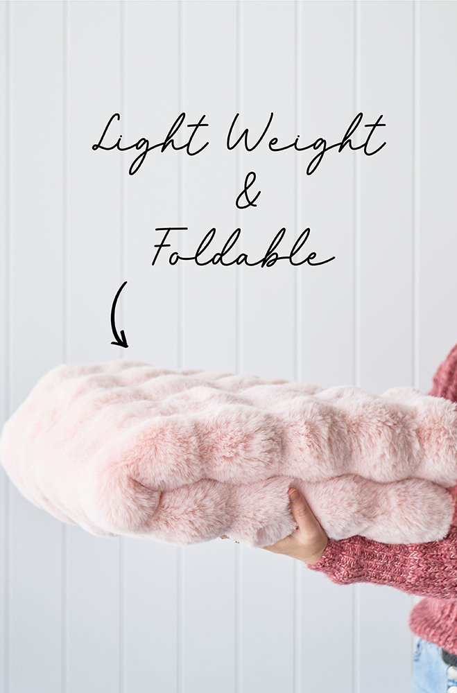 Bubble Washable Rug – Blush