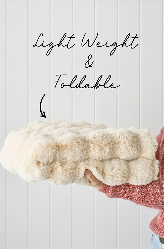 Bubble Washable Rug – Natural