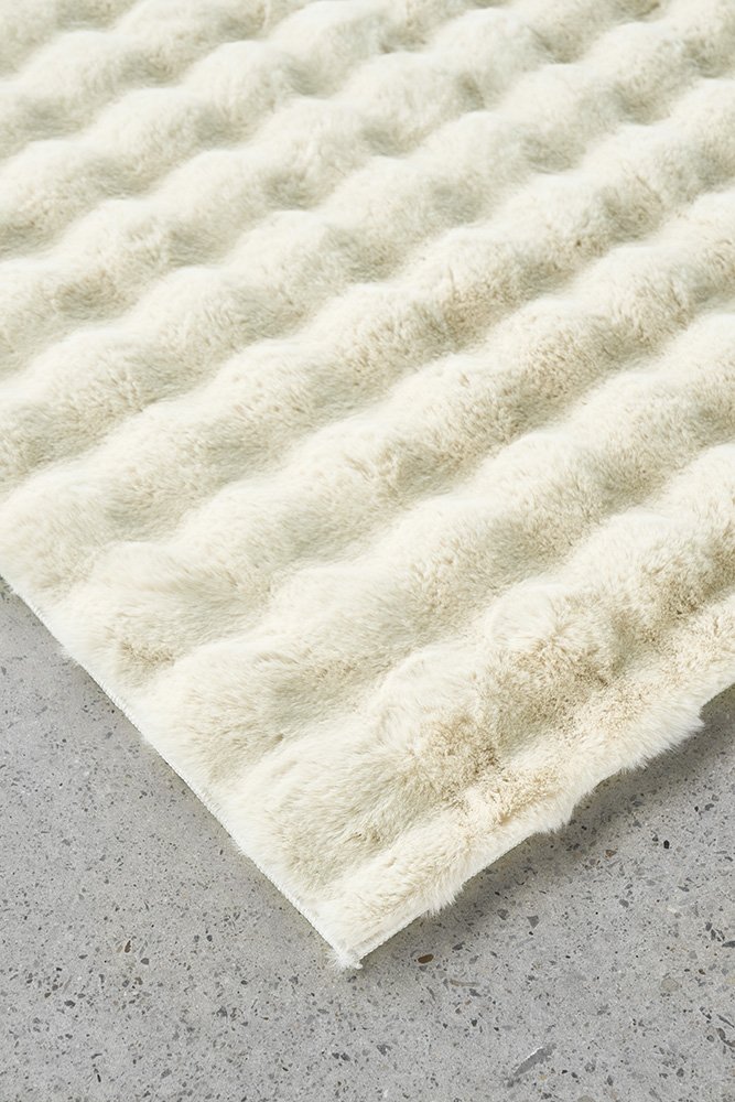 Bubble Washable Rug – Natural