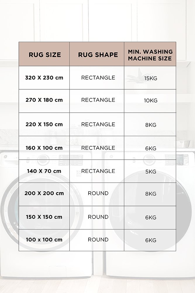 Bubble Washable Rug – Natural