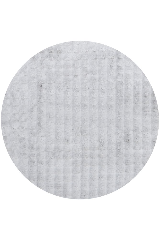 Bubble Washable Rug – Silver