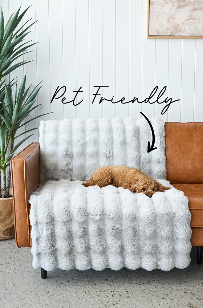 Bubble Washable Rug – Silver