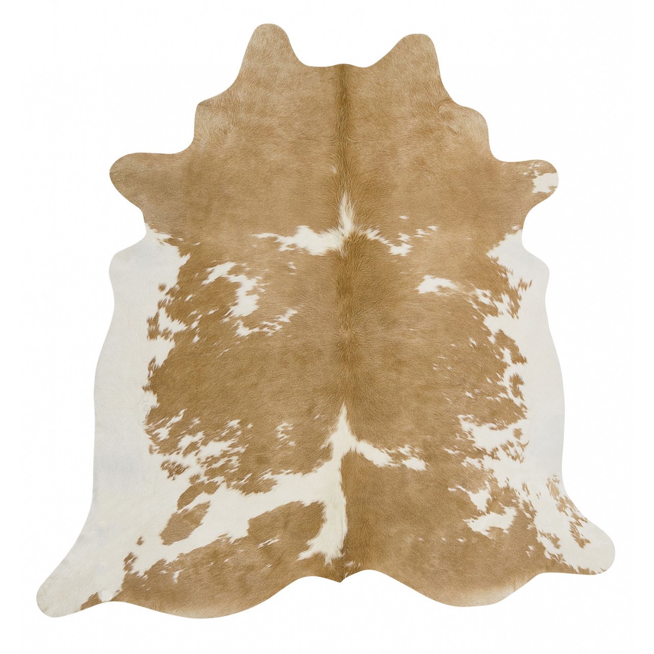 Premium Brazilian Cowhide Beige White