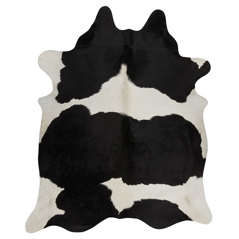Premium Brazilian Cowhide Black White