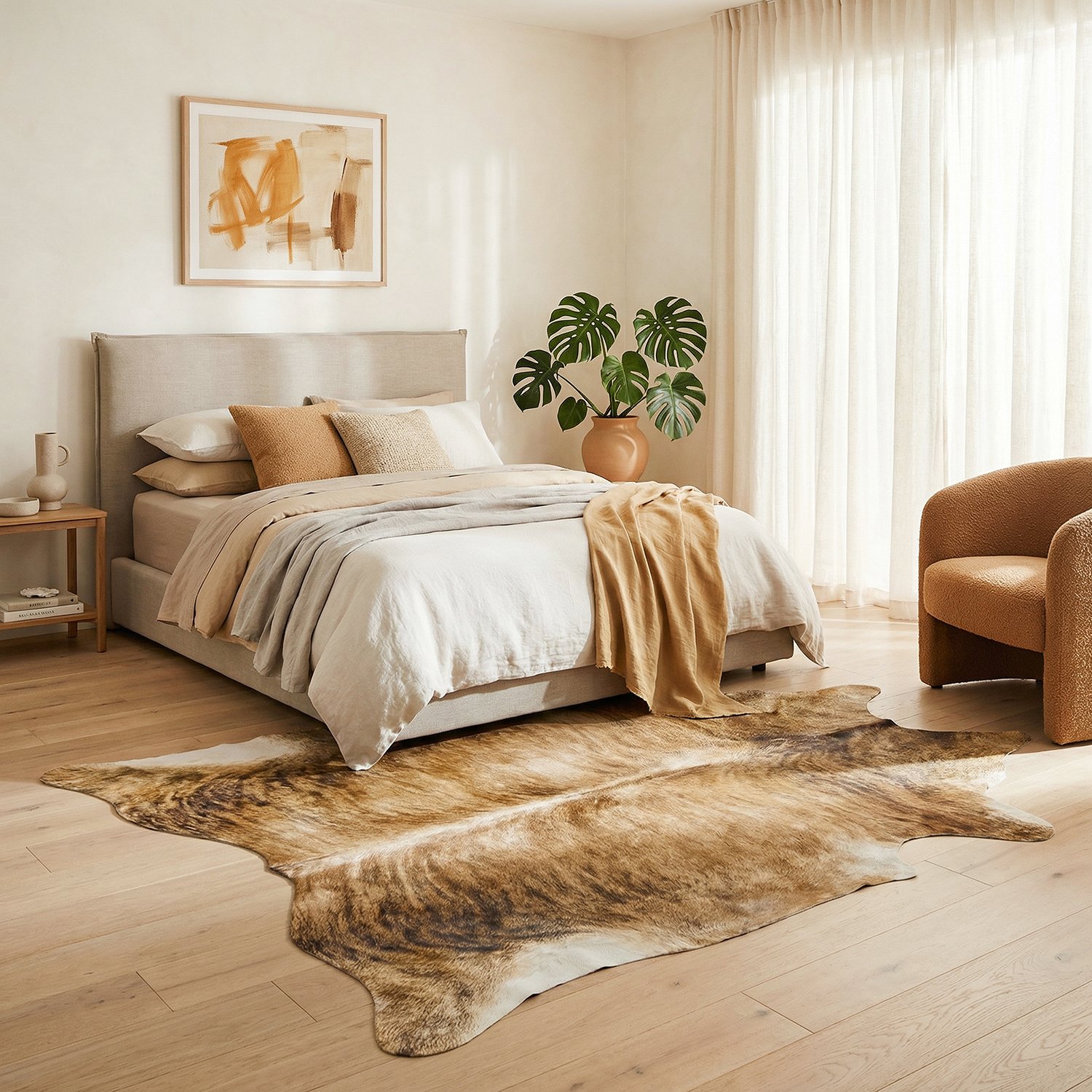 Premium Brazilian Cowhide Brindle