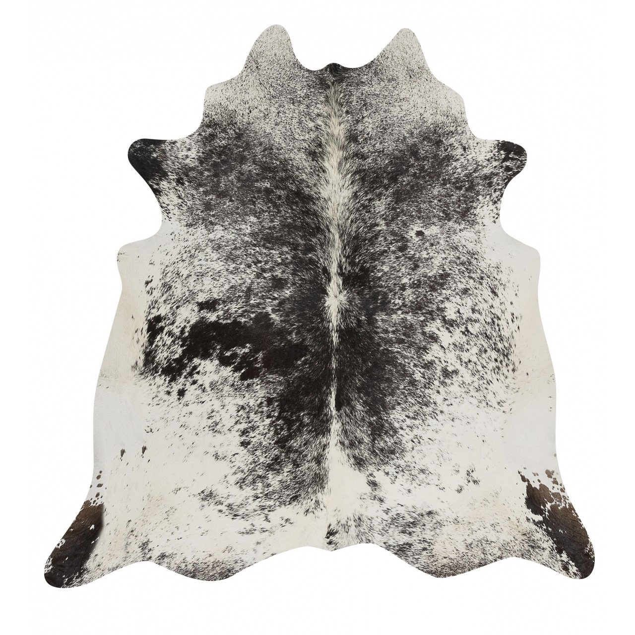 Premium Brazilian Cowhide Salt Pepper Bl