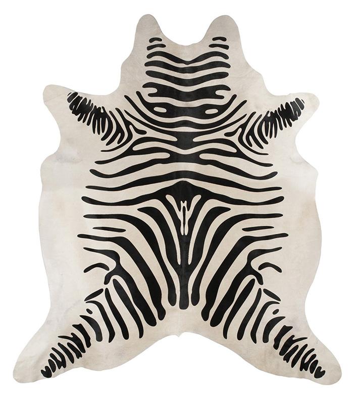 Premium Brazilian Cowhide Zebra