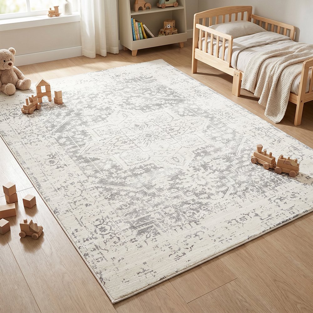 Cushy Rug Asha Silver