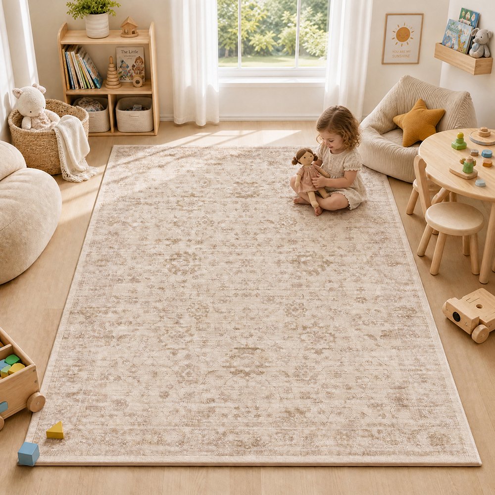 Cushy Rug Enya Natural