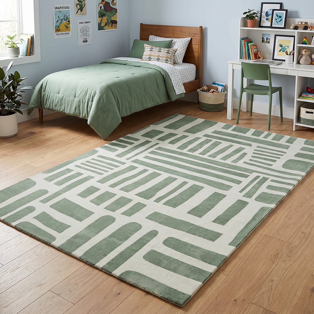 Cushy Rug Wila Green