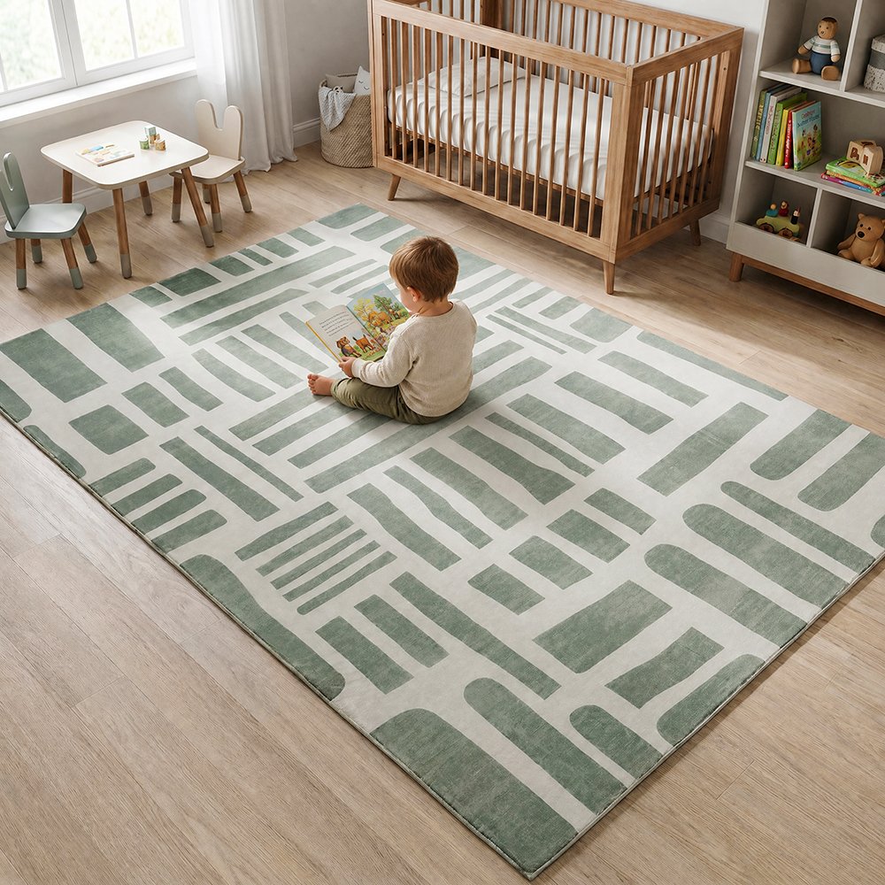 Cushy Rug Wila Green