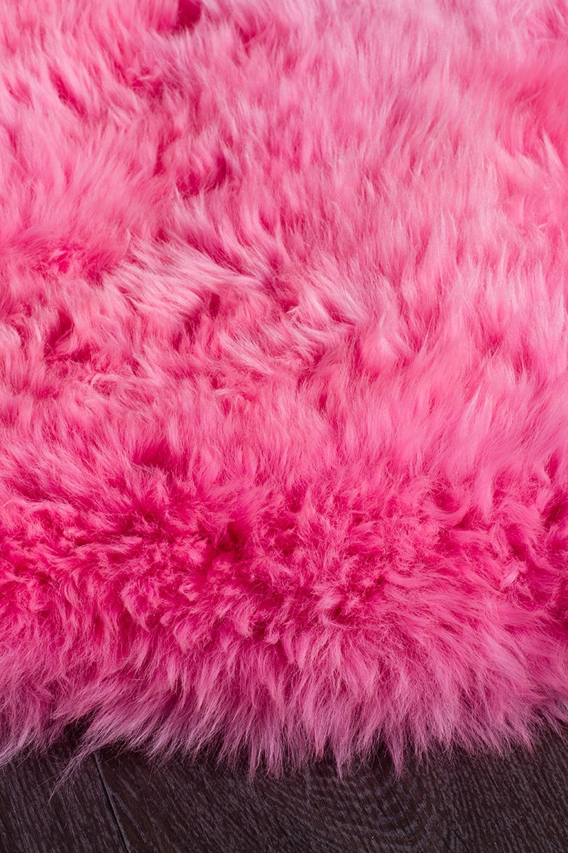 Natural New Zealand Sheep Skin – Pink